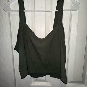 No boundaries Green Tank top.